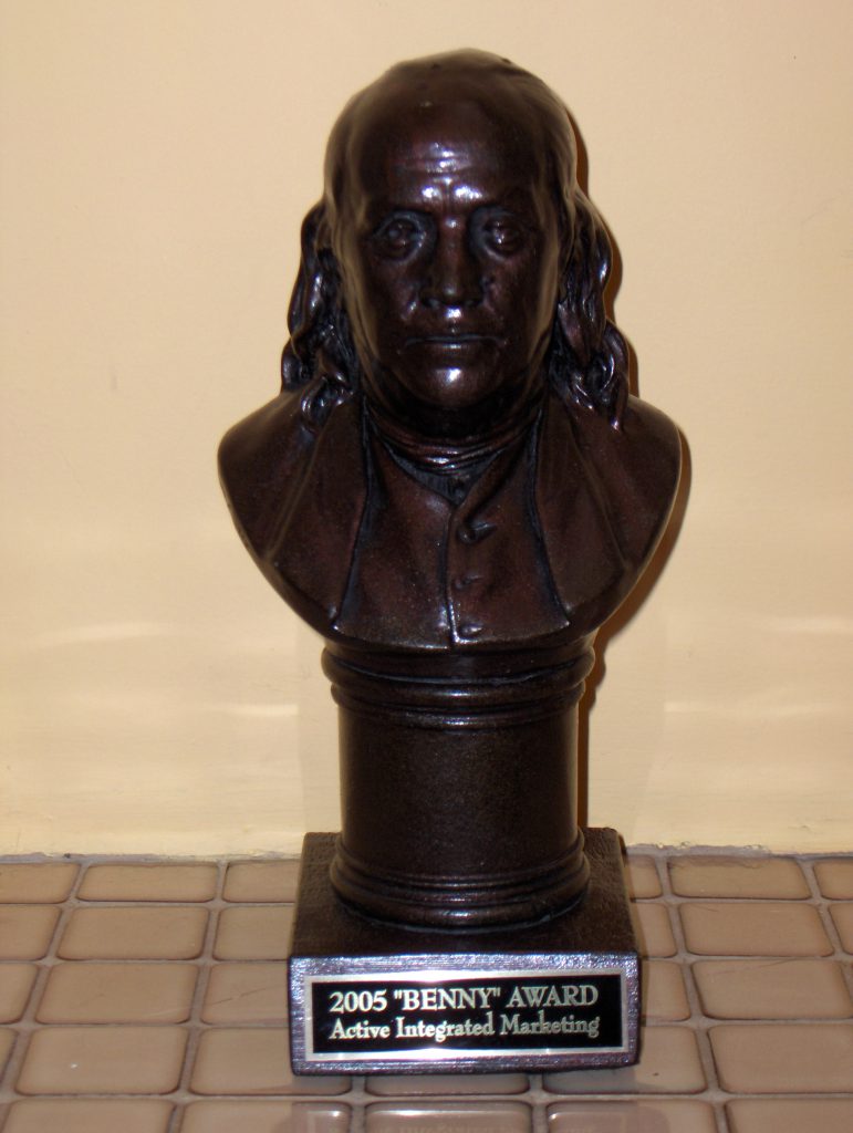 2005 Benny Award.